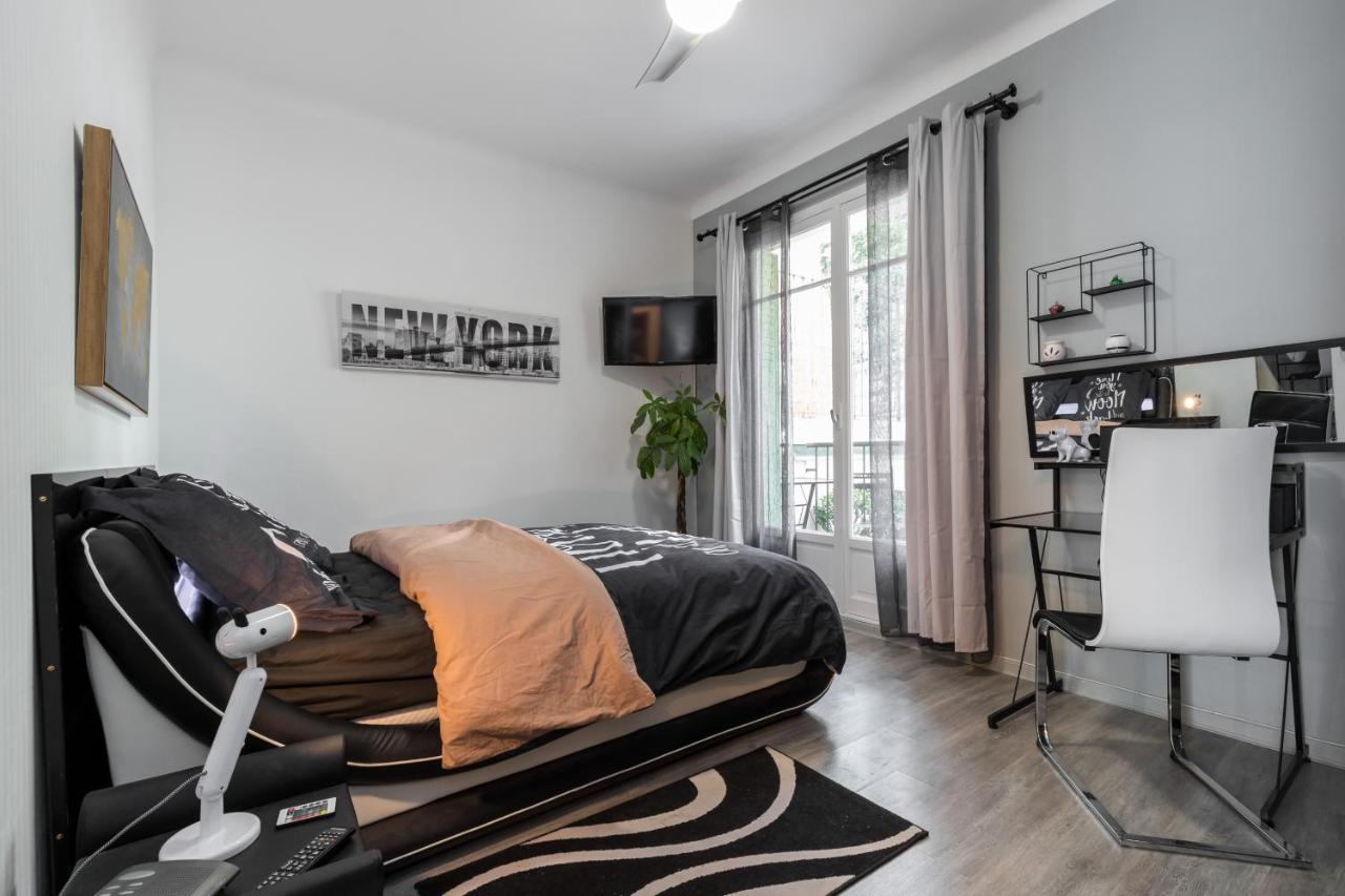 Beau 3 Pieces, 7 Pers, 2 Terrasses, Centre, Calme, Securite Apartamento Nice Exterior foto